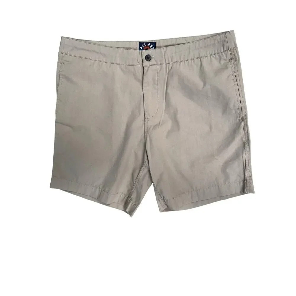 Faherty All‎ Day Chino Shorts 9 Inch Stretch Comfort Casual, Size 35